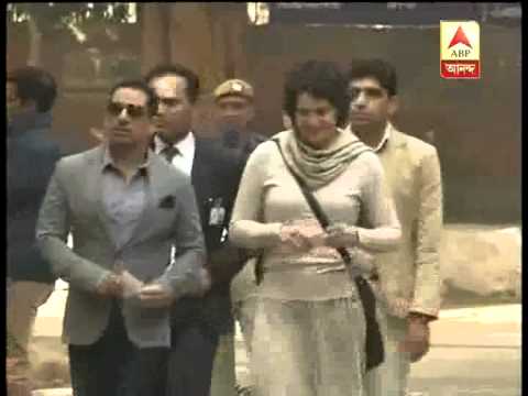 Priyanka Vadra and her husband Robert Vadra casting their vote Priyanka Vadra and her husband Robert Vadra casting their vote