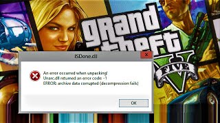 ISDone.dll Error GTA 5 | ISDONE.DLL Error Fixed | How To Fix ISDONE.DLL Error While Installing GTA 5