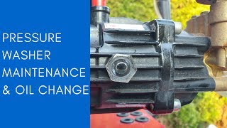 Pressure Washer Maintenance \u0026 Oil Change  - BE / Karcher / Honda Pressure Washer