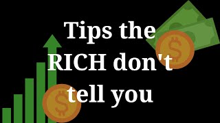 TOP 5 MONEY TIPS that the RICH never tell you