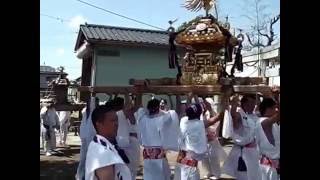 茨城県潮来市上戸・芝宿素鵞神社祭礼  平成28.7.30 12:30頃撮影