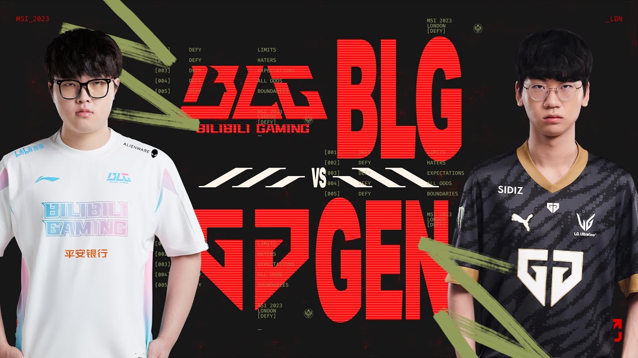 BLG VS GEN - MAPA 3 - BRACKET STAGE - SEMIFINAL - MSI 2023 - LEAGUE OF ...