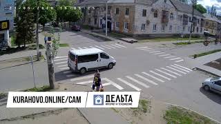 Не уступил дорогу 23.05.2020 ДТП Курахово, перекрёсток Соборный х Лермонтова