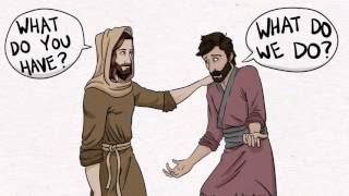 JESUS FEEDS THE 5000 BIBLE STORY | Kids on the Move