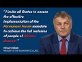 Permanent Forum on People of African Descent: Message of Human Rights Council President Václav Bálek