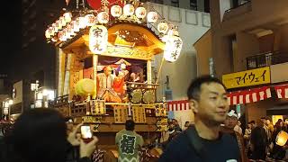 川越まつり　令和元年　夜の山車巡行　新富町一丁目　家光の山車　2019/10/19 Kawagoe Festival 113