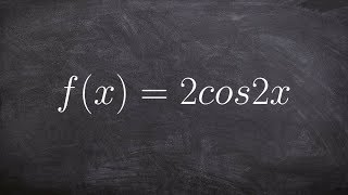 Graphing a Trig Function with Cosine