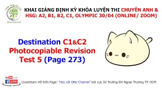 DESTINATION C1&C2 - REVISION TEST 5 (Units 17 - 20)