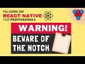 Use the SafeAreaView // Core React Native Component