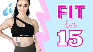 15 Minute - HOME WORKOUT -  No Equipment FULL BODY HIIT Follow-Along Home Fitness