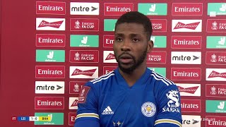 "I couldn't be bothered with extra-time. It's freezing!" Kelechi Iheanacho rescues Leicester late on