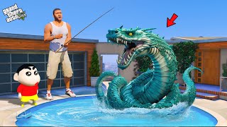 Shinchan \u0026 Franklin Found Dangerous Dragon in Gta 5