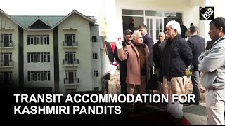 J-K: LG Manoj Sinha visits under-construction transit Accommodation for Kashmiri Pandits