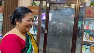 বিয়েবাড়ির আগে মা মেয়েতে beauty parlour গেলাম নিজেদেরকে নতুন ভাবে সাজাতে।