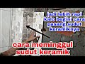 Cara Potong Sudut Keramik Prostek