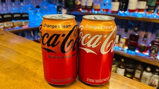 Coca-Cola Orange Cream Soda Review. New Coca-Cola Flavor