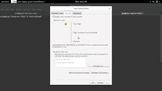 Fix Java Error: Application Blocked by Security Settings Ubuntu