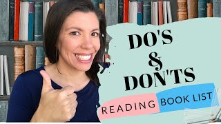 Do's and Don'ts RC Reading (Robinson Curriculum)
