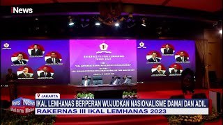 Rakernas III IKAL Lemhanas 2023, Dihadiri 3 Mantan Menkopolhukam #iNewsMalam 22/01