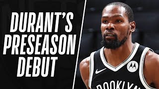 BEST Of Kevin Durant's Brooklyn Nets #NBAPreseason DEBUT!