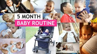 My baby's 24 hour routine | 5 Month Baby Routine
