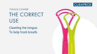 CURAPROX I TONGUE CLEANER I THE CORRECT USE I EN