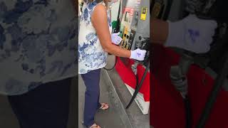 Sanitouch Gloves for pumping gas.