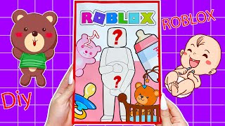 Roblox Pregnant Compilation 로블록스 Outfit Blind Bag | ASMR DIY Paper