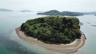 広島県《三津湾七島めぐり！誰も住んでいない無人島へ行ってみた💨藍之島》ドローン空撮