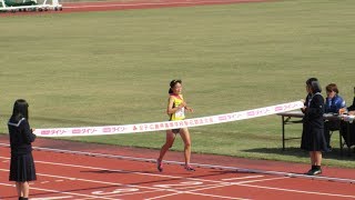 2017広島県高校駅伝　女子ゴール5位～