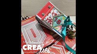 Crealies 22 10 25 cheerful Banner Mini album