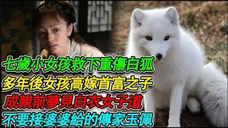 七歲小女孩救下重傷白狐，多年後女孩高嫁首富之子，成親前夢見白衣女子道：不要接婆婆給的傳家玉佩| 民間故事 | 故事當舖