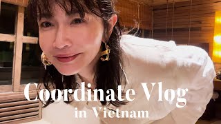 [Vlog] Casual outfit coordination while traveling in Vietnam / I suddenly decided to try taking s...