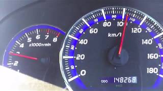 10系後期アルファードのフル加速。０ー１００Km/h