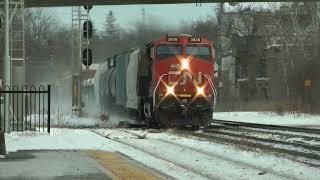 CN Train 305 Westbound February 11, 2025