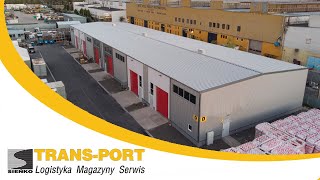 Prezentacja hali magazynowej TRANS-PORT SIEŃKO