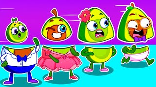 Face Puzzle and Body Switch Up! 😄🔄 Nursery Rhymes and Kids Stories with baby Avocado