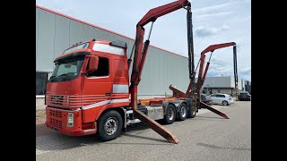 Volvo FH 8x4 with a Hammar 195 Sideloader