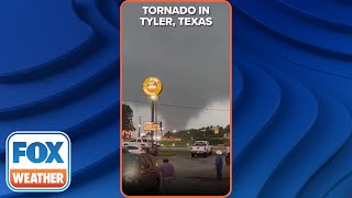 Large Tornado Rips Through Tyler Texas