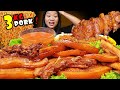 3KG Pork Timer Challenge | Pork Mukbang With Black Bean Noodles | Nepali Mukbang