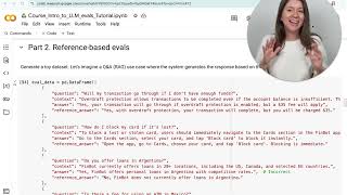 2.2. Tutorial on LLM evaluation methods: Reference-based evals.