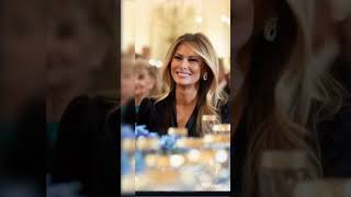 First Lady Melania Trump only grows more radiant every year.#shorts #melania #trump #queen #donald