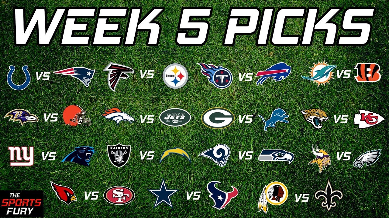 Week 5 Nfl Picks Printable