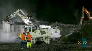 Avenir Deconstruction : Demolition d'un Pont Autoroutier sur l'A63 (40)