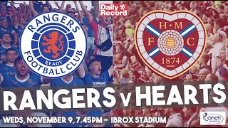 Rangers v Hearts live stream and TV details, team news and manager quotes ahead of Premiership clash