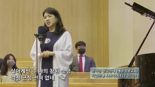 [경향교회] 헌금특송 2020-7-5 살아계신 주 / 손현경 선생