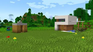 My Friend CHEATED in our Minecraft House Building Competition #Shorts