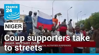 Pro-coup demonstrators take to streets in Niger capital • FRANCE 24 English