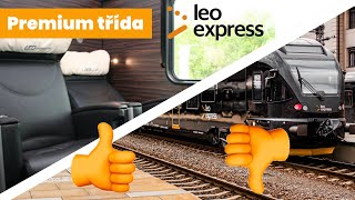 Jak vypadá NEJDRAŽŠÍ VLAK v České Republice? | Leo Express | Premium | Praha - Olomouc | Hodnocení