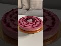 today i made pomegranate cheesecake